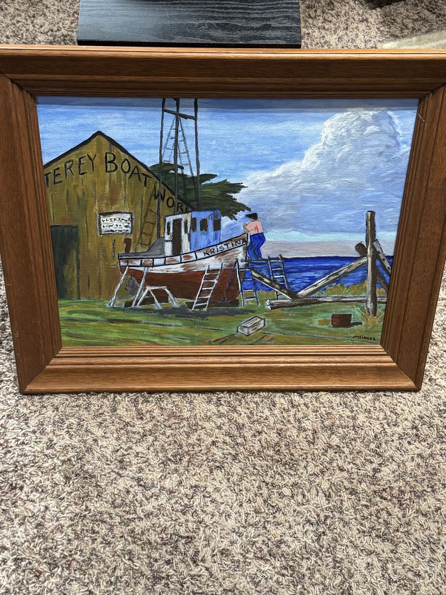 M. Kinder 'High And Dry' Painting