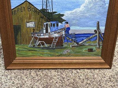M. Kinder 'High And Dry' Painting