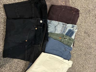 Men's VINTAGE Levi's 501 Jeans - Lot of 8 Pairs (Waist 31)x 34-36