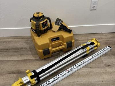 Topcon RL-H5 Rotating Laser Setup