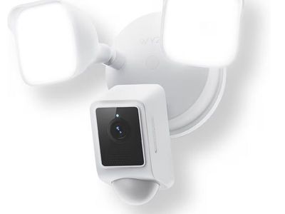 WYZE Floodlight Camera v2, Security Camera Outdoor, 2K HD with Color Night Vision, 2800-Lumen LEDs, 160° Wide View, 105dB Siren,