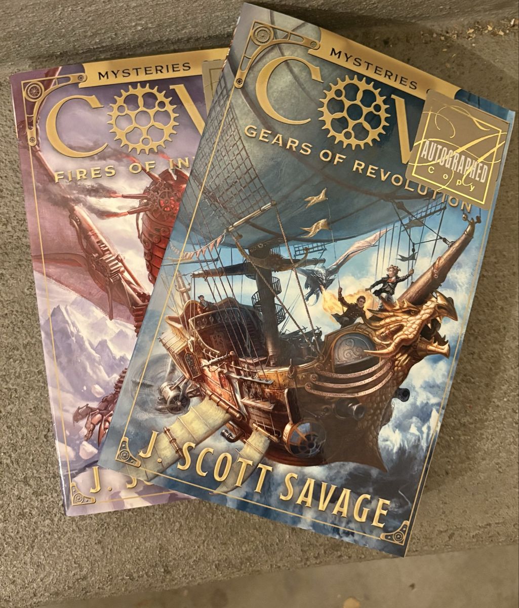 Autographed copies kids books-2 Cove of Revolution