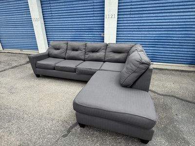 Dark gray sectional couch - Free delivery!