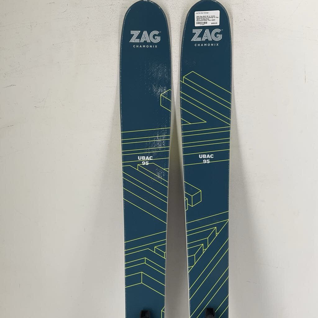 2024 Zag UBAC 95 w/ Atomic Backland Summit 9 Bindings w/ Zag UBAC Climbing Skins