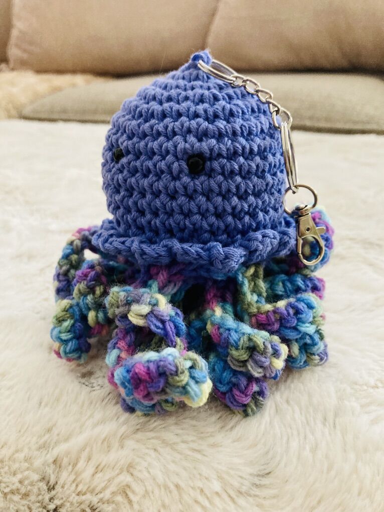 Handcrafted Octopus Keychains