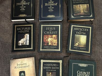 LDS Collector's Edition Hardcover Book Lot - 9 Religious Books
