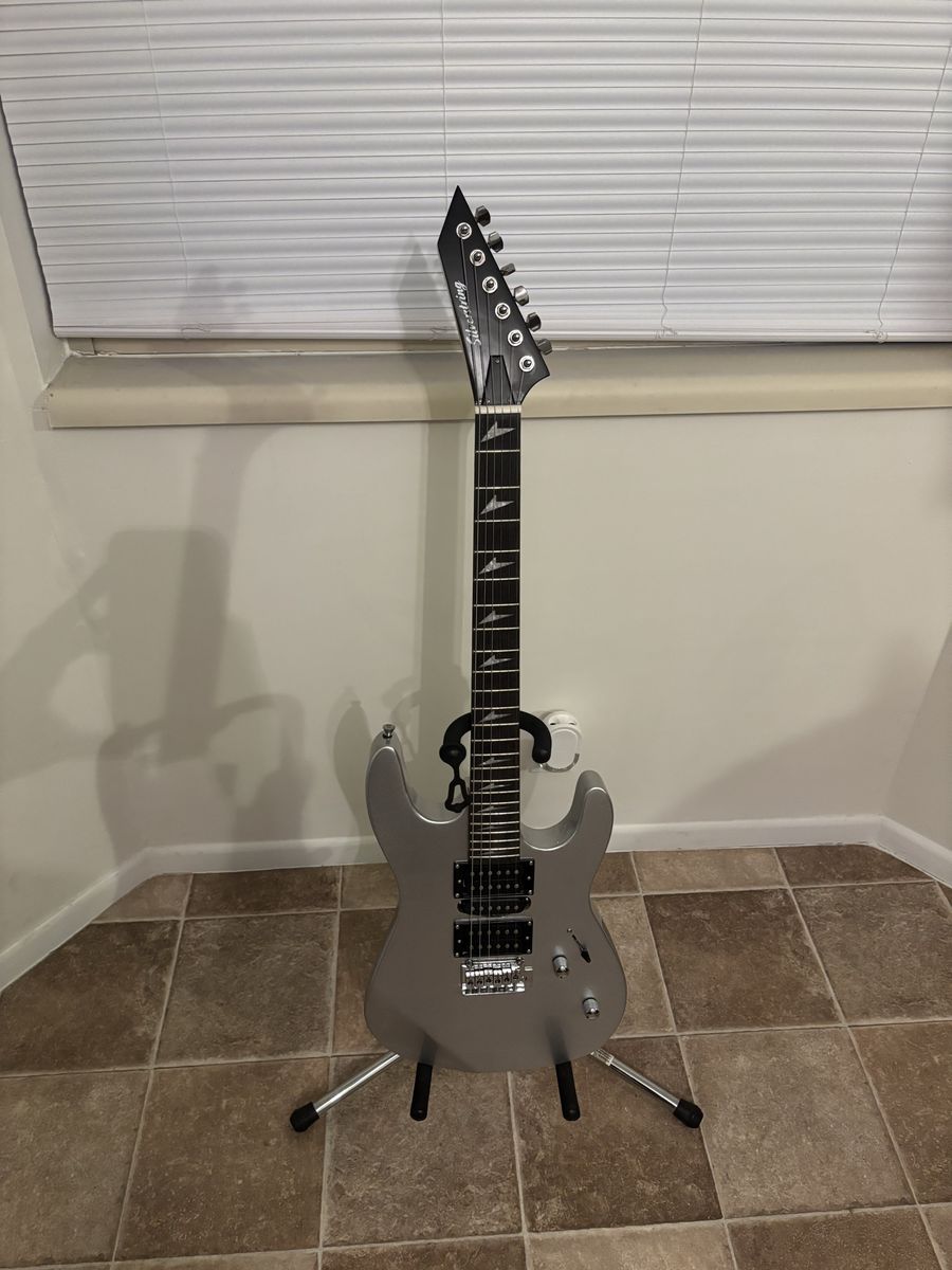Silverstring Stratocaster Guitar
