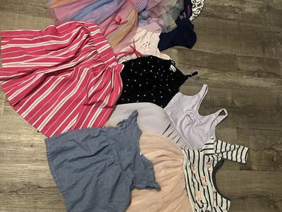 Girl's Clothing Bundle - Various Dresses, Tops, and Sweaters size 4-5