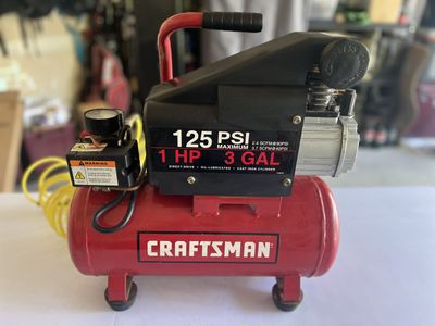 Craftsman 125PSI 1HP 3GAL