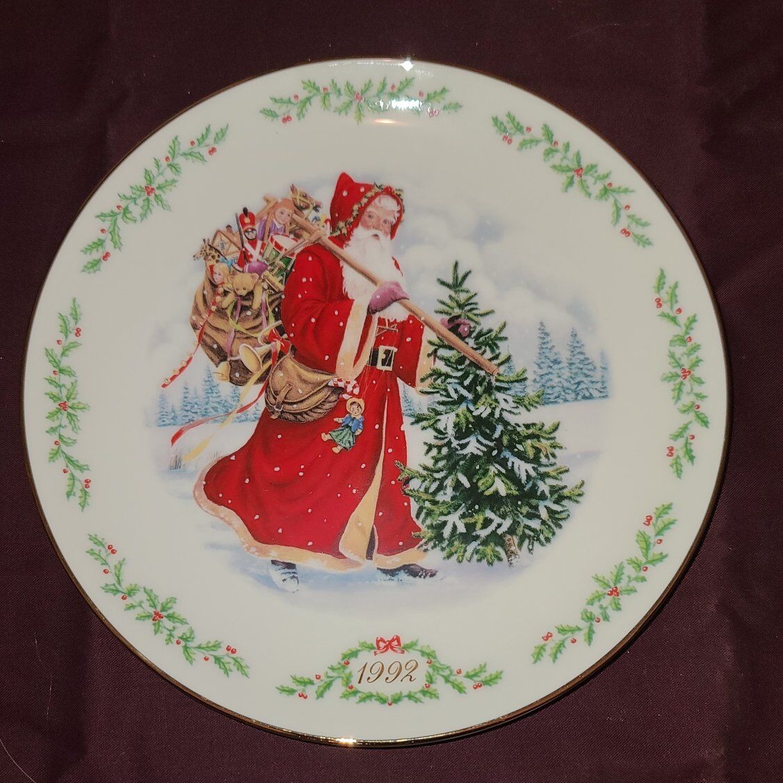 Lenox Collection | The Father Christmas Plate 1992