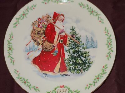 Lenox Collection | The Father Christmas Plate 1992