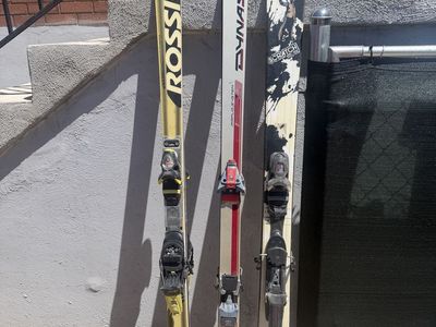 Rossignol World Cup 9X, Dynastar Omesoft, Scratch Skis - Mixed Pair & Single Ski