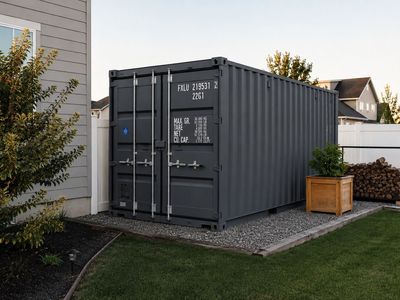 20’ High Cube Shipping Container | One Trip | New Office, Shed, Storage