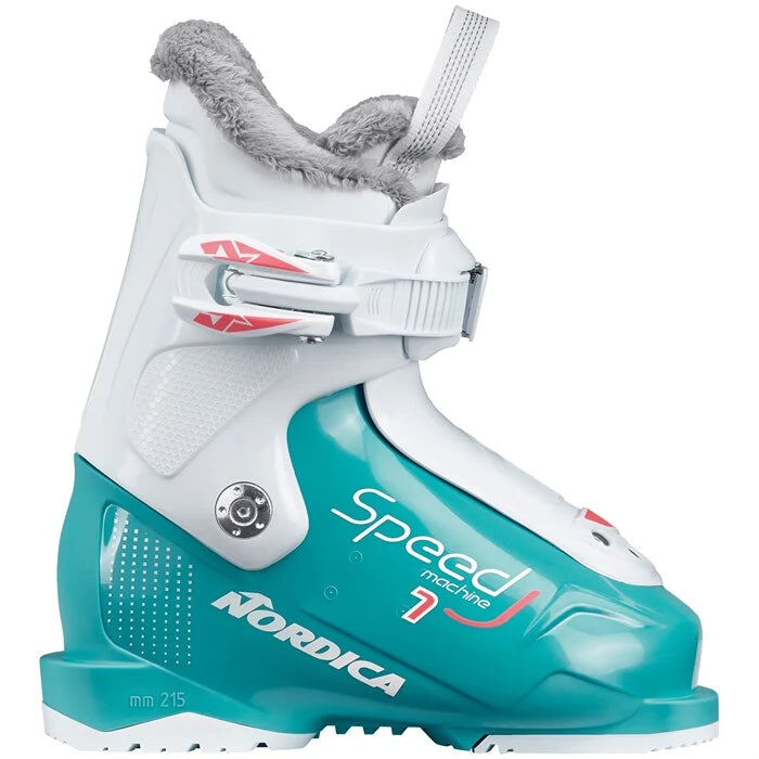New 2026 Nordica Speedmachine J 1 Girl Kids Ski Boot - 14.5MP