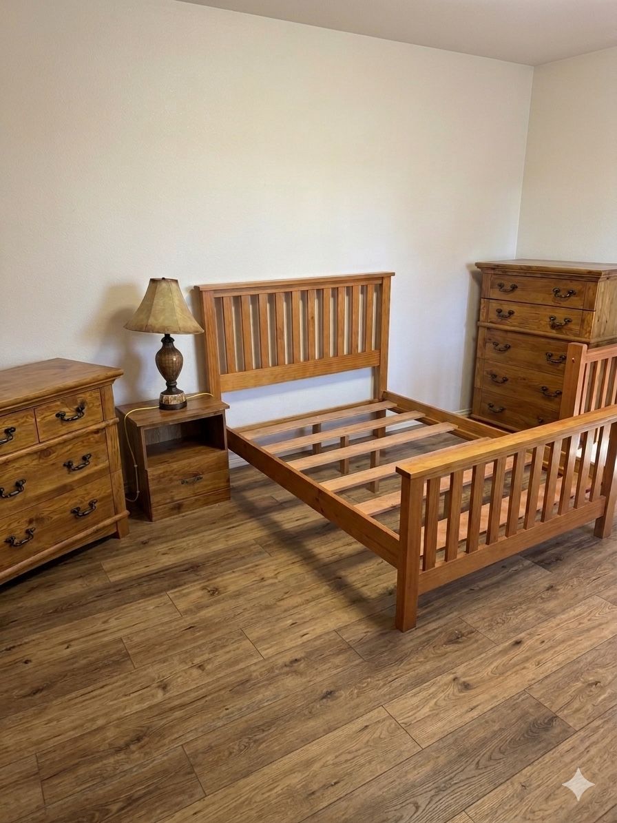 6-Piece Rustic Bedroom Suite
