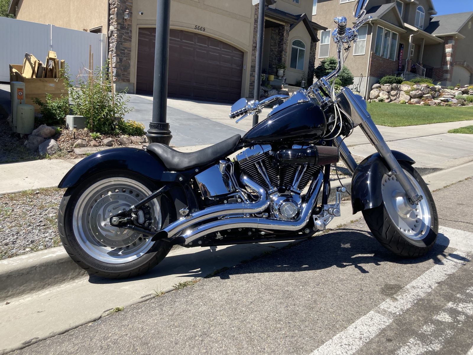 Harley fat boy