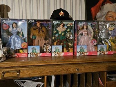 Wizard of Oz Barbies Set of 5 New
