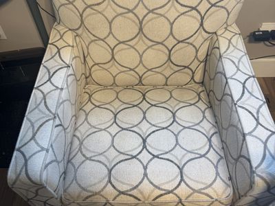 Two Fabric Chairs