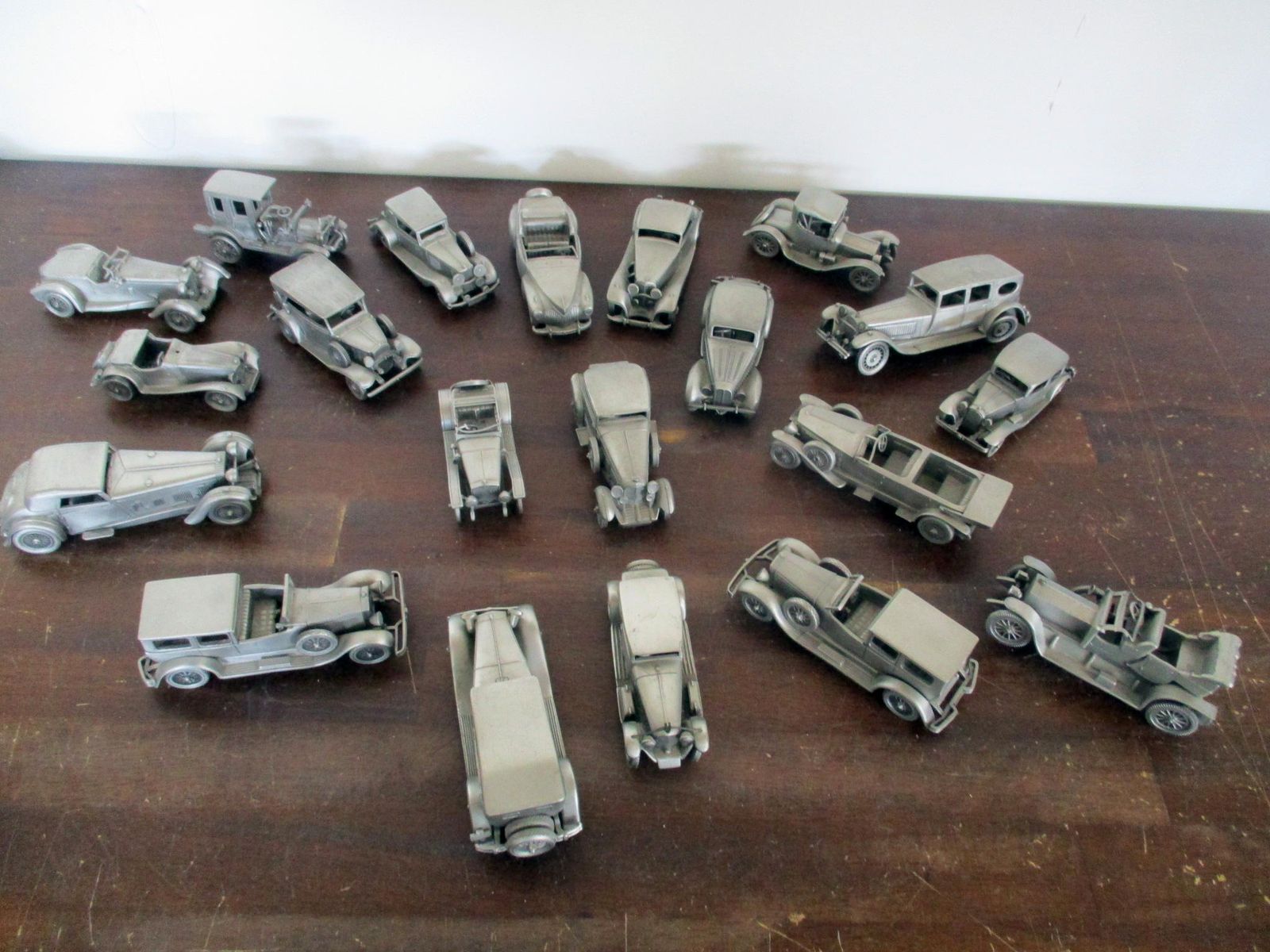 20-pak Danbury Mint Pewter Antique Classic Car Models -SEE LIST BELOW w/warranty