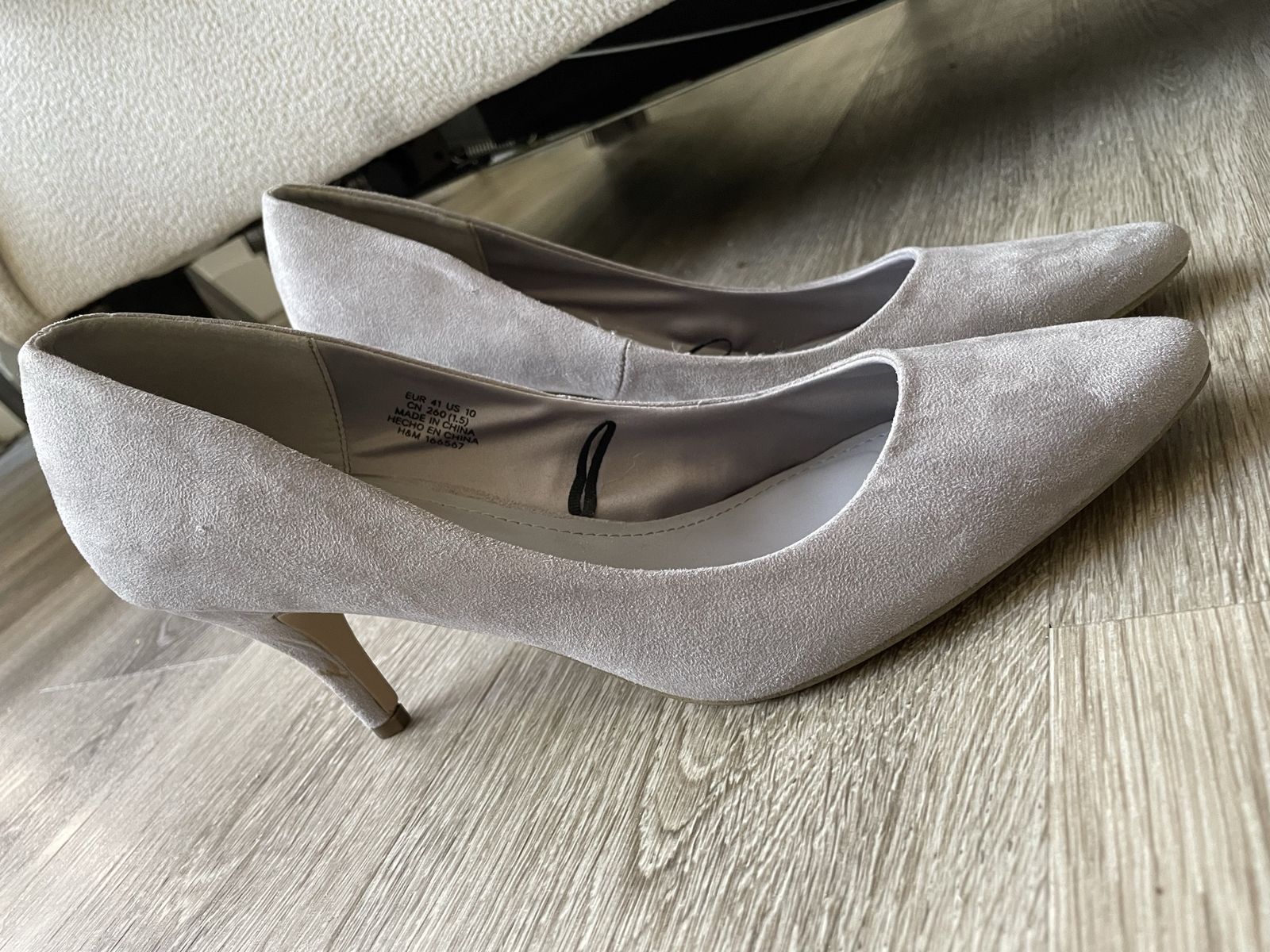 H&M purple lavender women’s heels 10