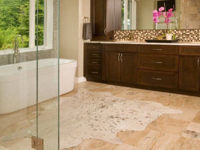 scabos 18x18 travertine 375.sqf available $3.25sqf