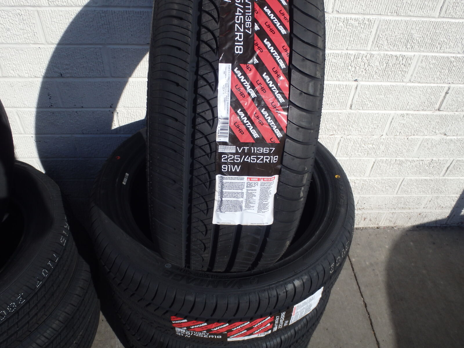 225/45R18 VANTAGE TOURING A/S SET OF NEW TIRES