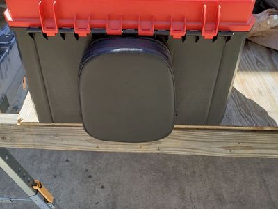 Motorcycle Tail Rack Storage Top Box with Pad.