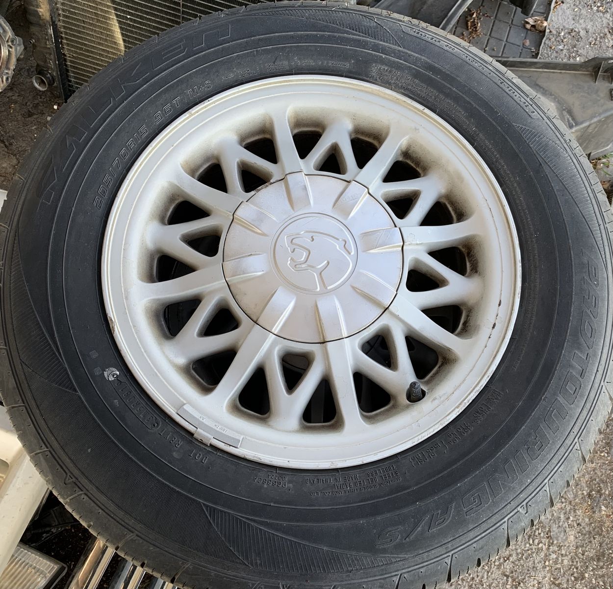 15 Inch Aluminum Wheels & Tires 5x108 5x4.25