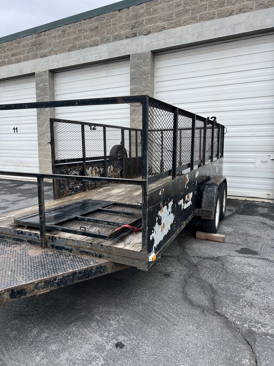 16' Double Axle Landscape Trailer 3500 lb. Axles