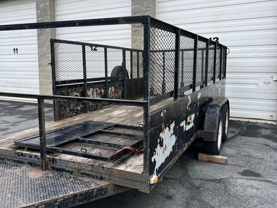 16' Double Axle Landscape Trailer 3500 lb. Axles