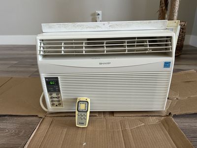 Sharp Comfort Touch Window AC Unit with Remote Control - 8000 BTU