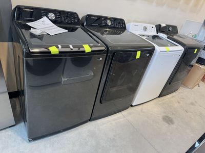 New Samsung Top Load Electric top load washer and dryer set