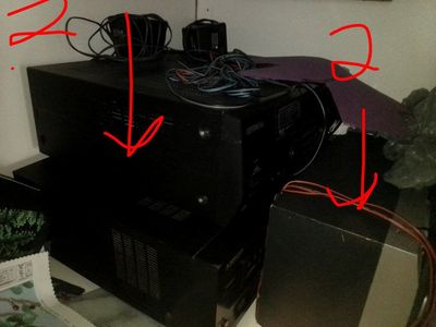 Sony SS-WS74 150W Passive Subwoofer Speaker System (2 Available)