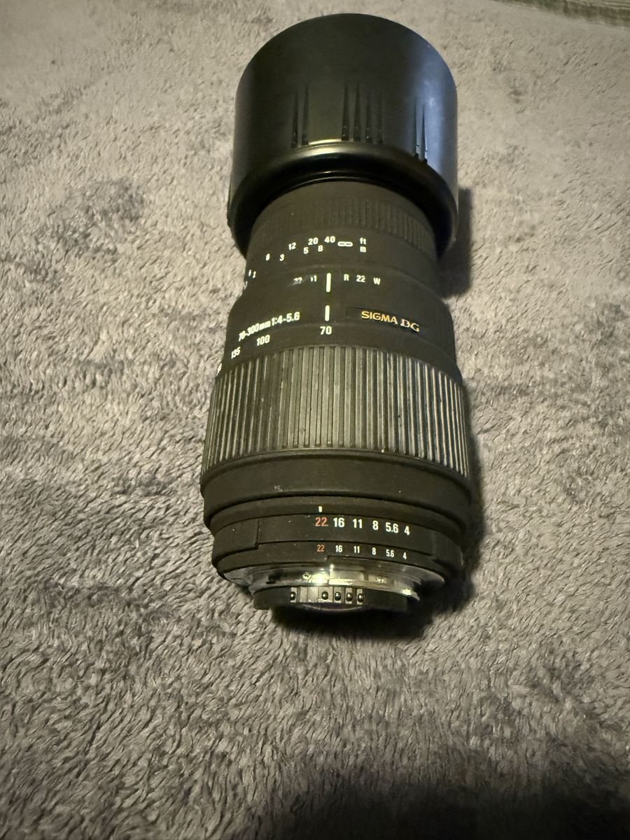 Sigma 70-300mm f/4-5.6 DG Macro Zoom Lens with Lens Hood