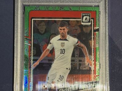 2023-24 Donruss FIFA Christian Pulisic Optic Dragon Scale #59 PSA 9