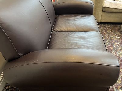 Leather Loveseat, Good Condition