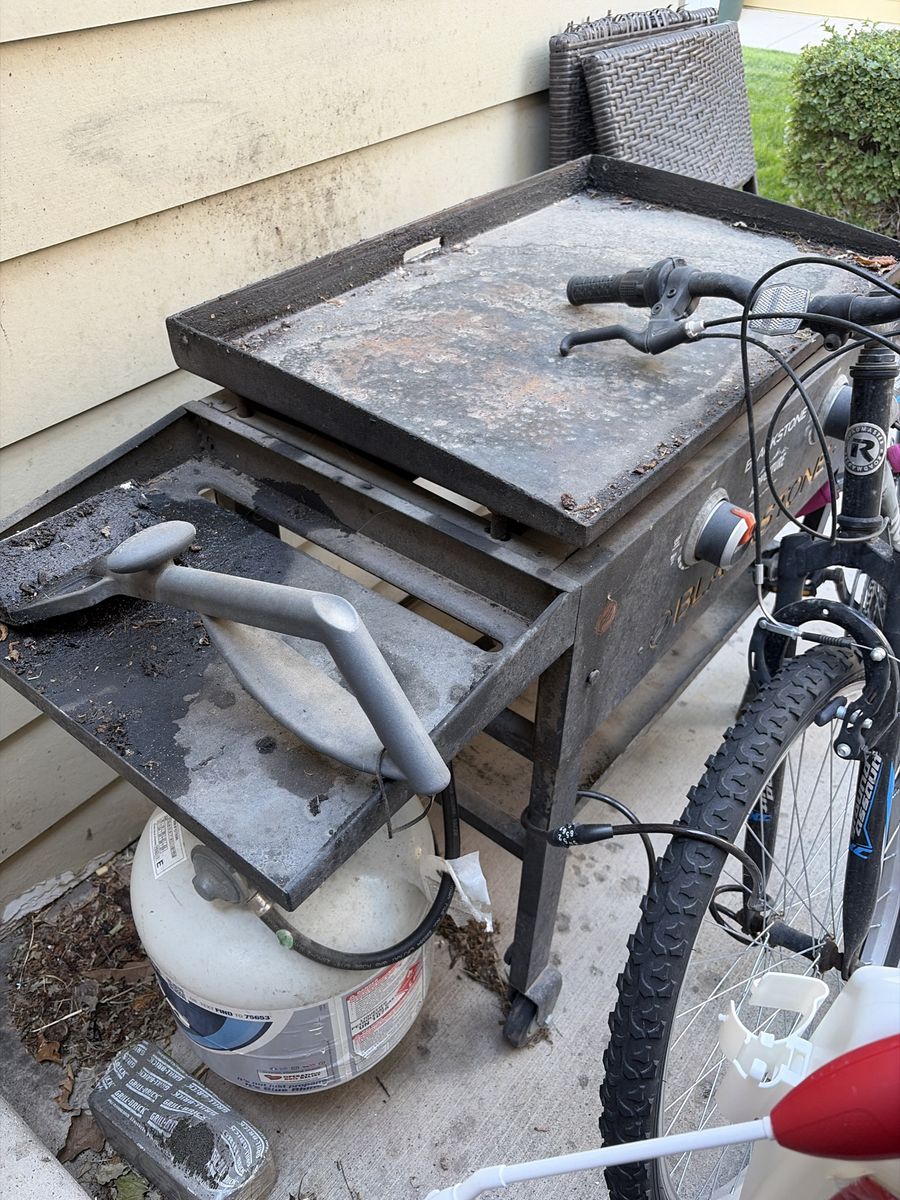 Blackstone 36" Griddle Outdoor Cooking Station - Propane Gas, 4 Burner, Portable