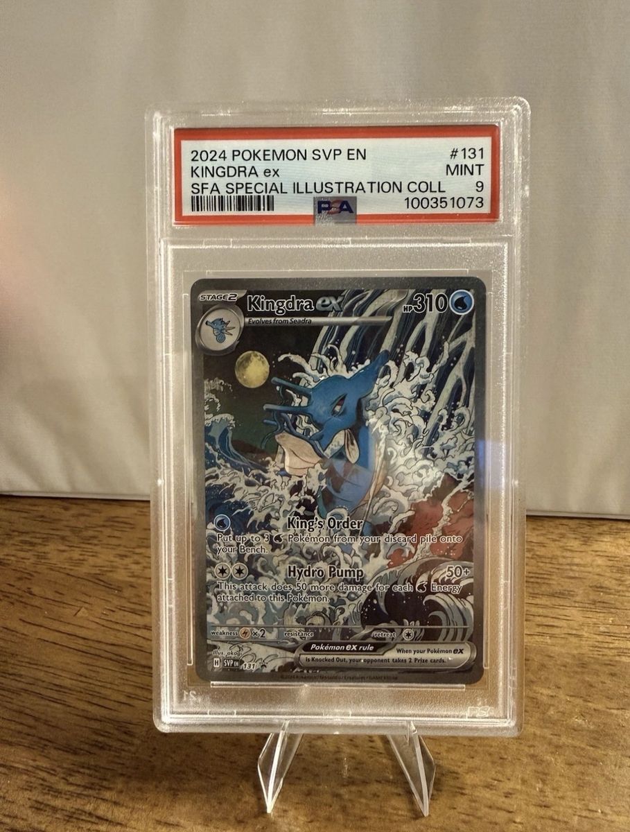 Kingdra EX Scarlet & Violet Promo PSA 9