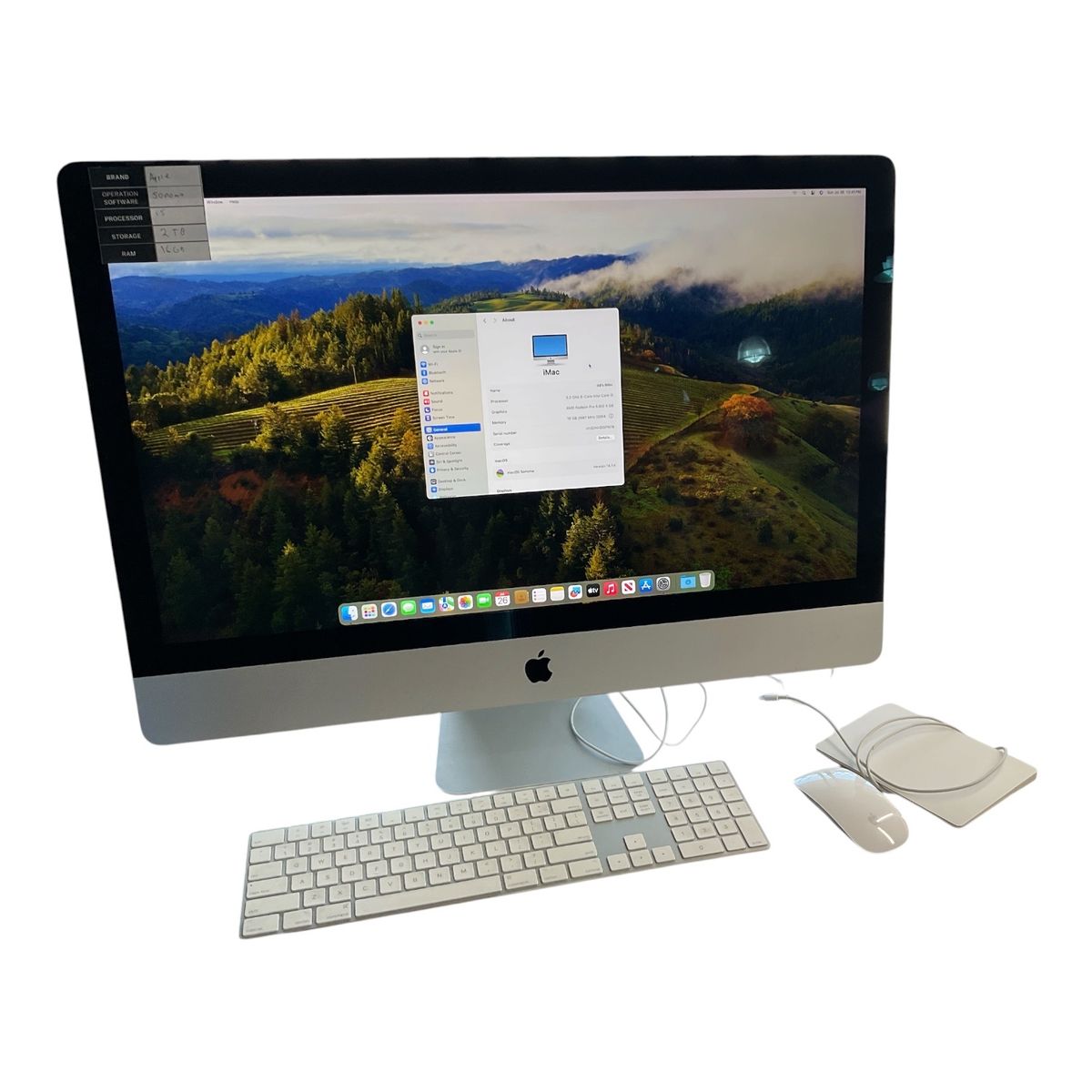 Apple IMac A2115 i5 16gb ddr4 2tb storage e75013923