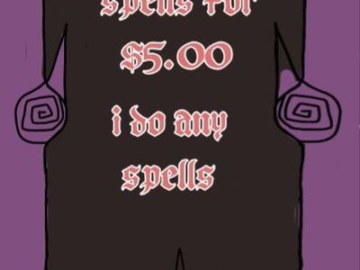Spells for 5 dollars