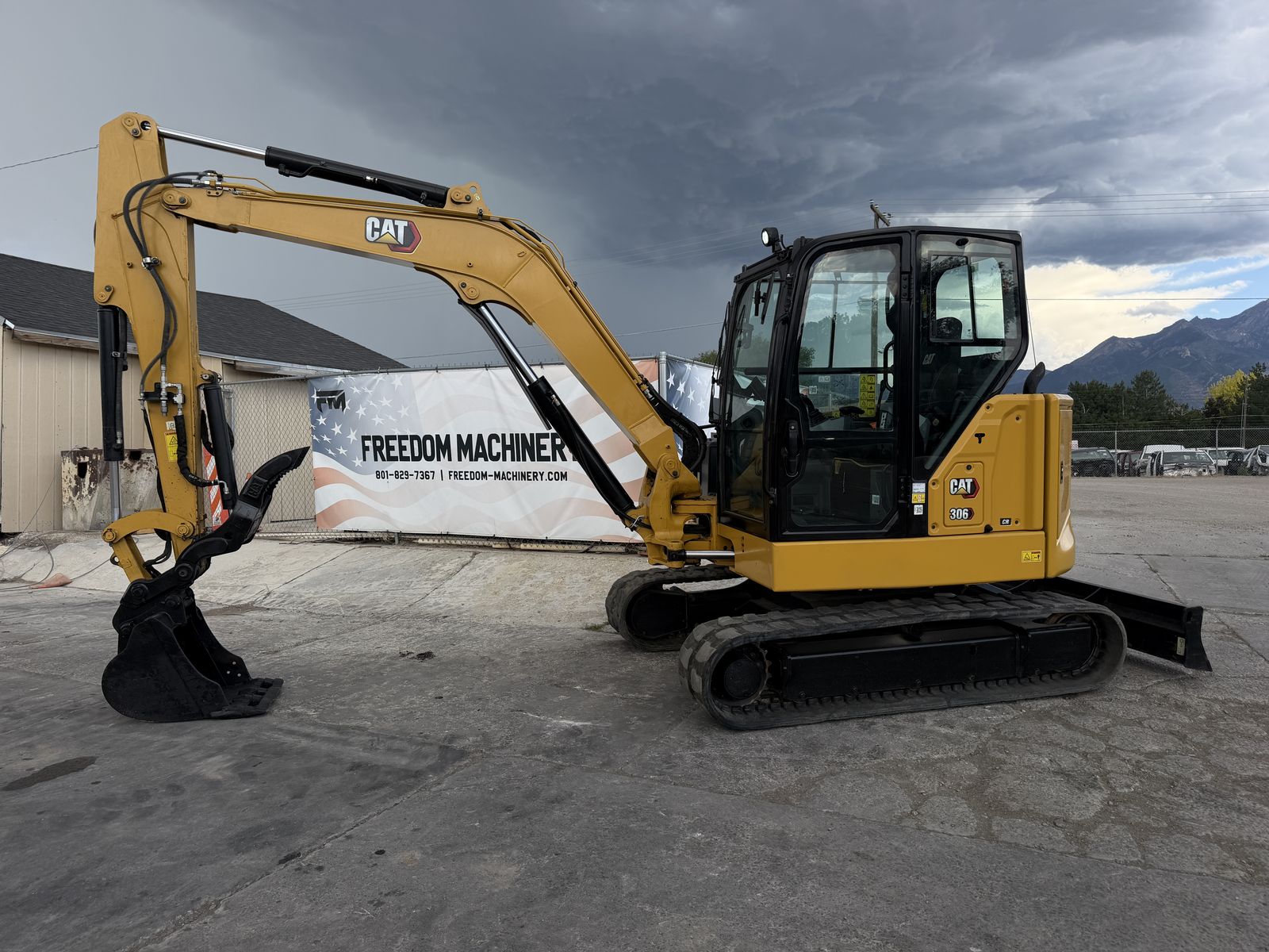 Cat 306CR Mini Excavator Tractor Ready To Work