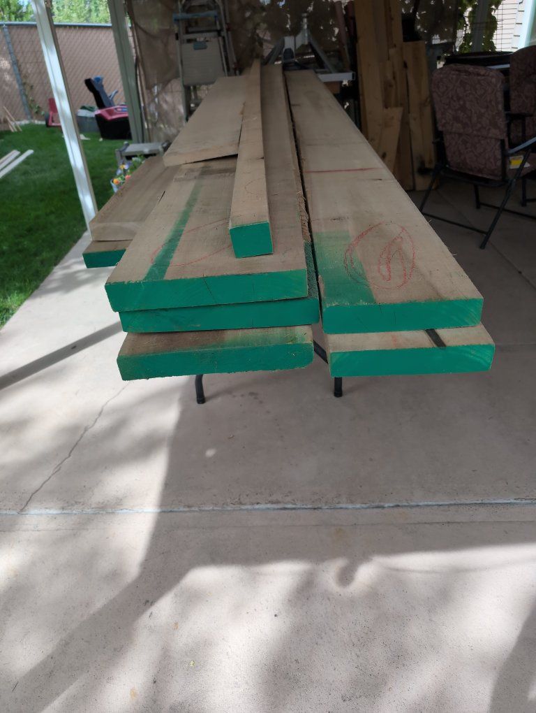Rough cut poplar various sizes 100 board feet.  Asking 185 dollars, 2 dollars per board ft.  Sierra Forest in SLC is charging 3