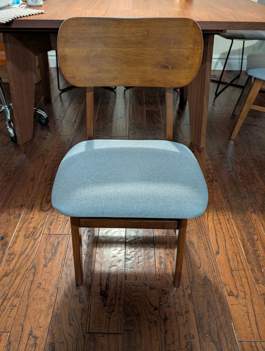 Baxton Studio Euclid 2 Piece Dining Chair Set