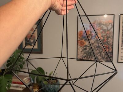 Modern Hexagonal Pendant Light Fixture