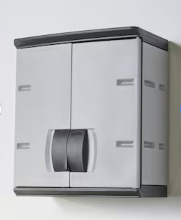 Rubbermaid Wall Cabinet 27x24x14 Heavy Duty Garage