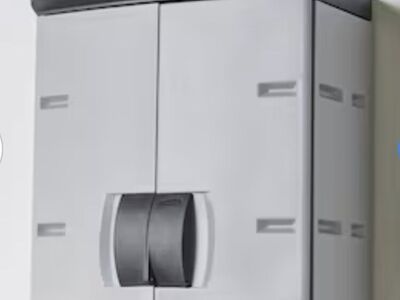 Rubbermaid Wall Cabinet 27x24x14 Heavy Duty Garage