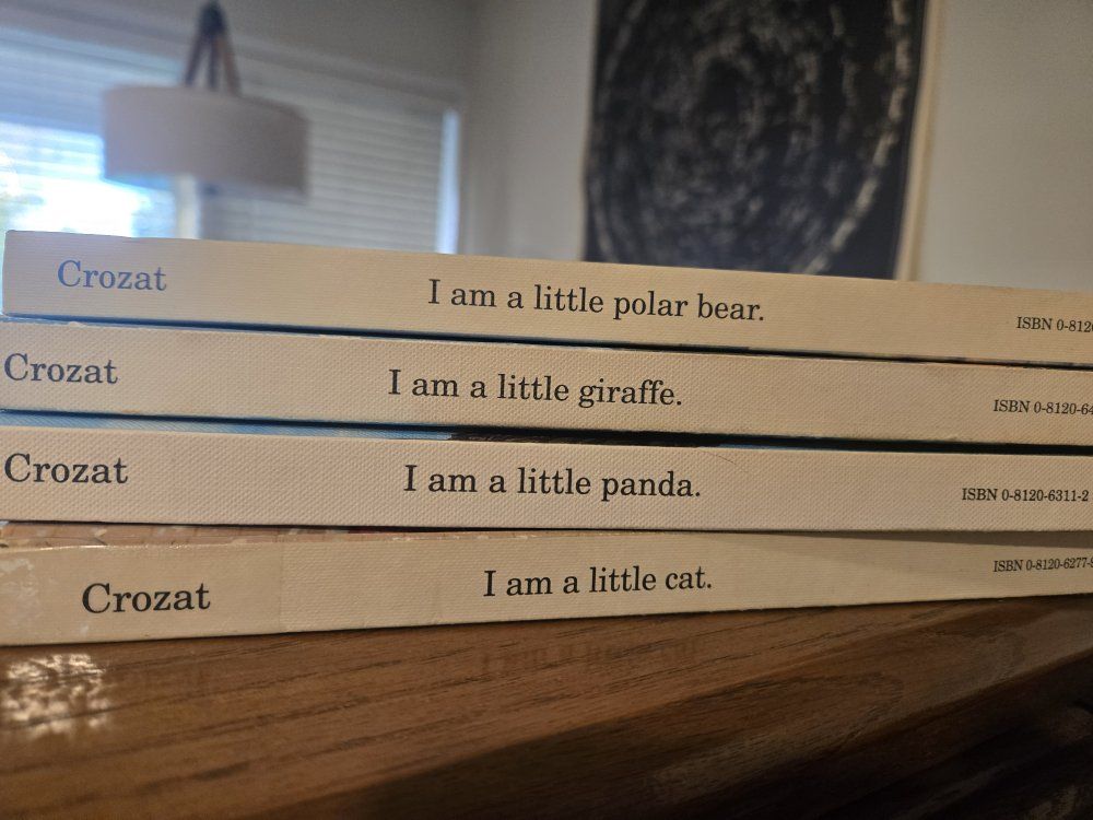 4 vintage crozat books