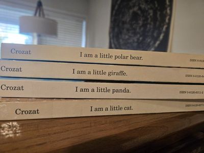 4 vintage crozat books