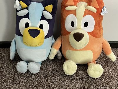 Bluey and Bingo Plush Stuffed Animals - 18" Tall, New with Tags, Set of 2