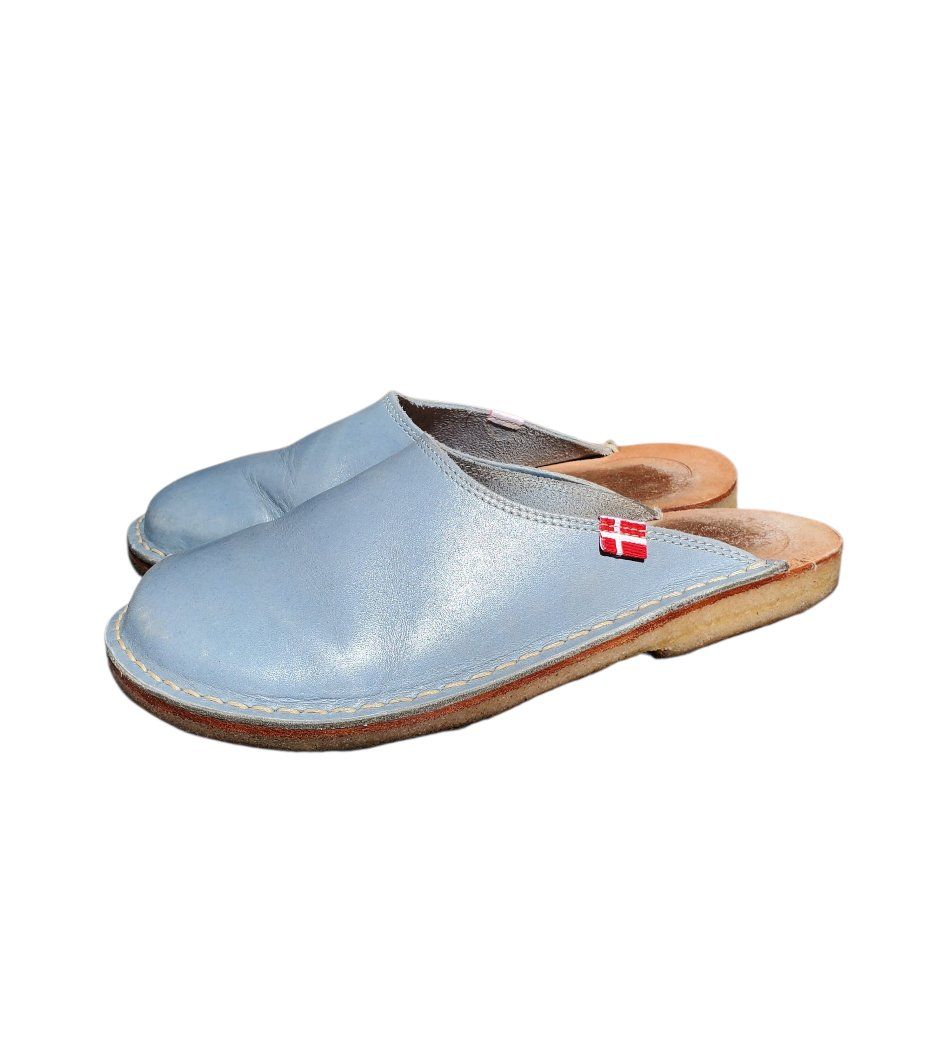 Duckfeet Blavand Leather Shoes in Baby Blue